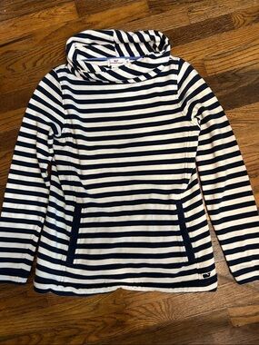Vineyard Vines Navy & White Striped Pullover Hoodie